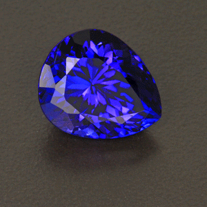Violet Blue Pear Shape Brilliant Cut Tanzanite Gemstone 9.01 Carats