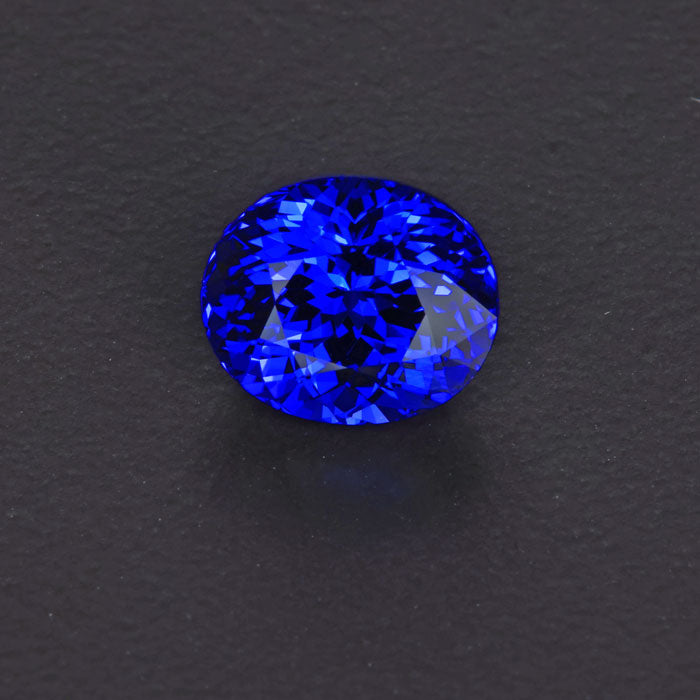 Violet Blue Oval Tanzanite Gemstone 3.18 Carats