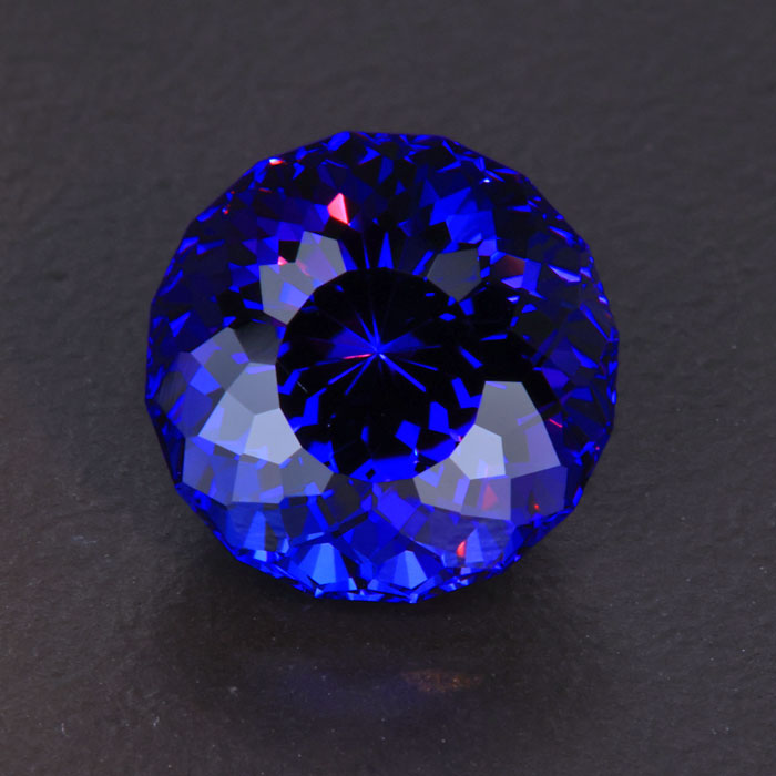 Blue Violet Round Portuguese Tanzanite Gemstone 7.33 Carats