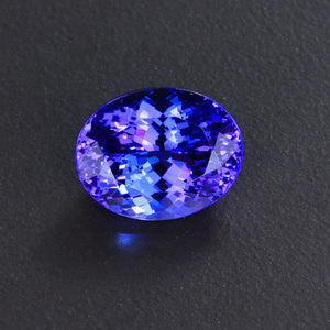 Violet Blue Oval Tanzanite