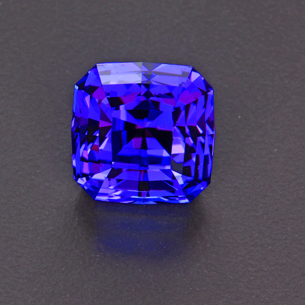 Large Cushion Cut Tanzanite and Diamonds Ring TNZ800