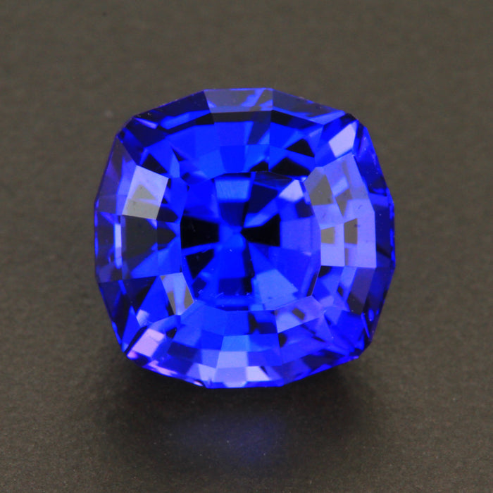 Beautiful Square Cushion Tanzanite Gemstone 8.66 Carats