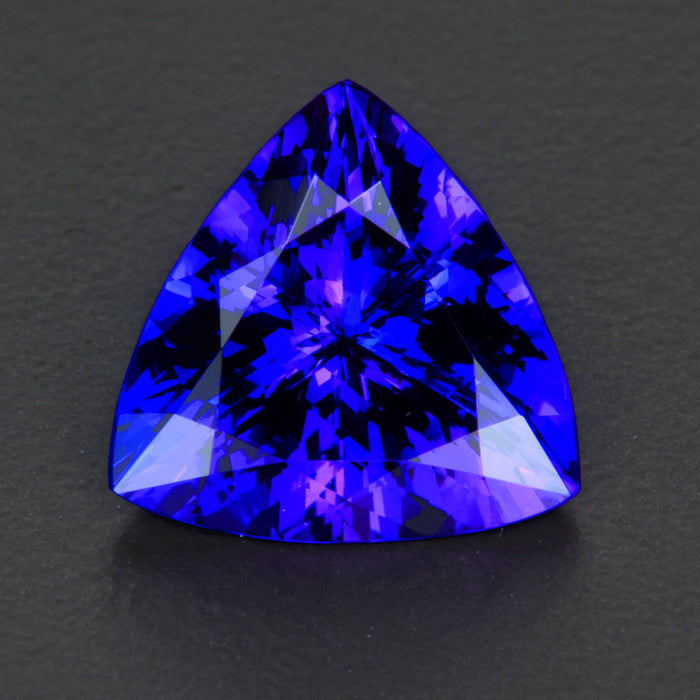 Blue Violet Trilliant Cut Tanzanite Gemstone 8.84 Carats