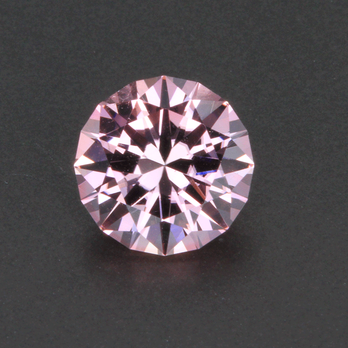 Pink Round Brilliant Cut Tourmaline Gemstone 4.60 Carats