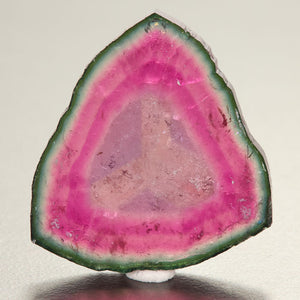 Watermelon Tourmaline Crystal Slice