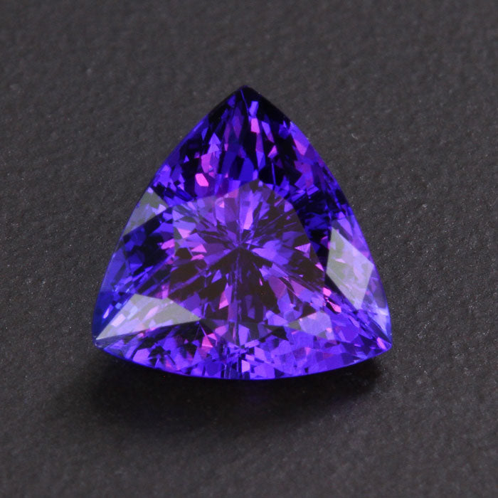 Blue Violet Trilliant Tanzanite Gemstone 3.08 Carats