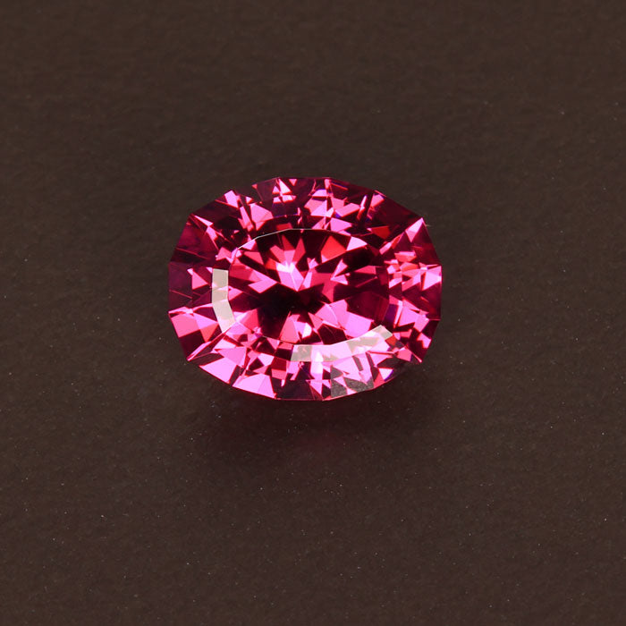 Red/Violet Oval Umbalite Garnet Gemstone 2.46 Carats
