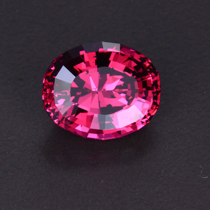 Stepped Oval Umbalite Garnet Gemstone 5.91 Carats