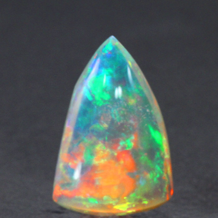 Shield cabochon ethiopian opal