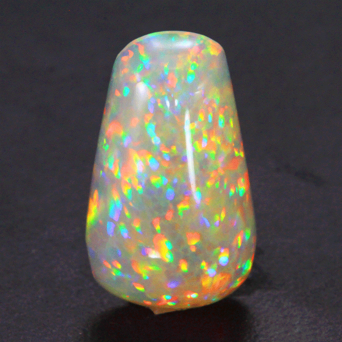 Vivid Colors Freeform Cabochon Welo Opal Gemstone 7.97 Carats