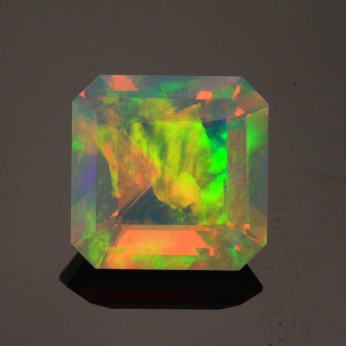 Welo Asscher Cut  Opal Gemstone 4.12 Carats