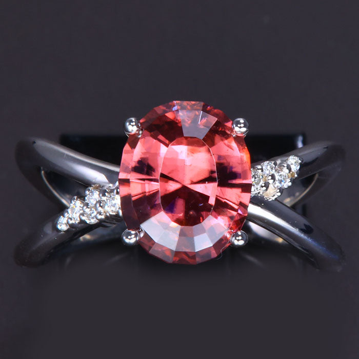  Imperial Zircon and Diamond  Ring