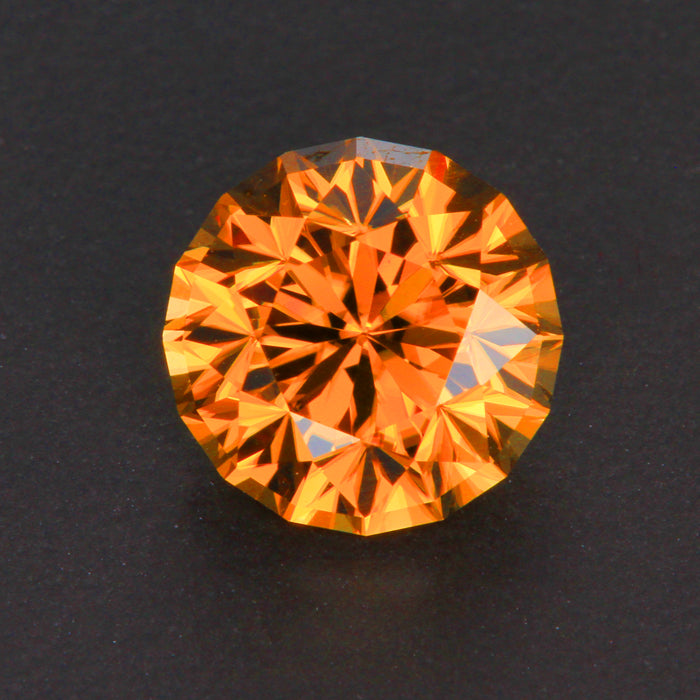 Brown Round Brilliant Zircon Gemstone 6.25 Carats