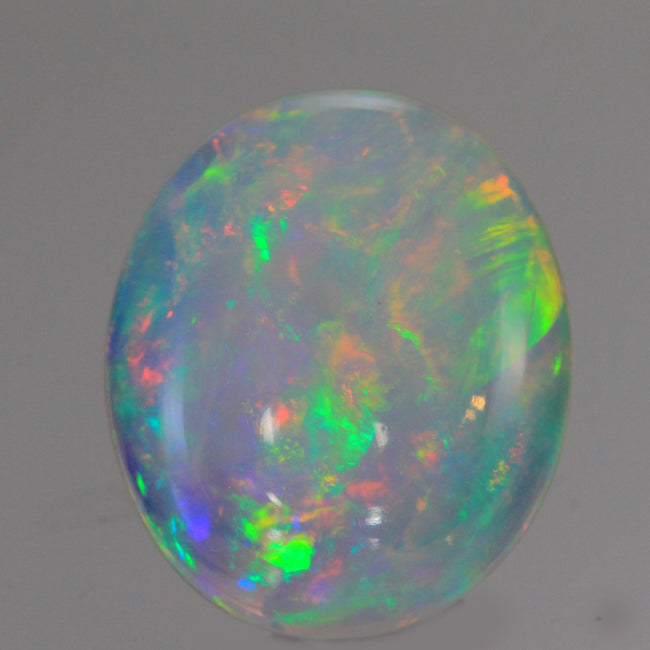 Vivid Colors Cabochon Welo Opal Gemstone 6.86 Carats
