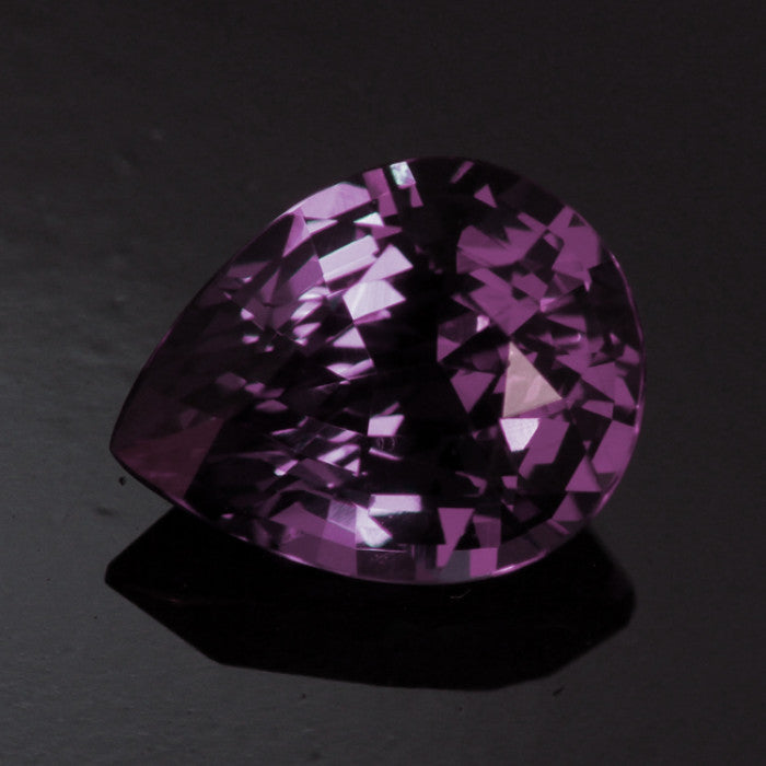 Blue/Violet Pear Shape Alexandrite-Like Garnet Gemstone  1.47 Carats