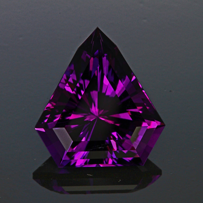 Amethyst Shield Cut Gemstone 27.72 Carats