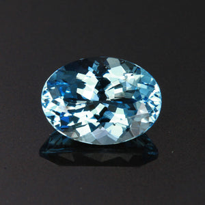 Oval Aquamarine Gemstone 3.23 Carats