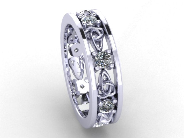 Celtic Wedding Band Designed By Christopher Michael
