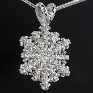 Christopher Michael Custom Diamond Snowflake Pendant Limited Edition 