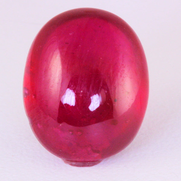 Enhanced Ruby Cabochon 12x10 M.M.