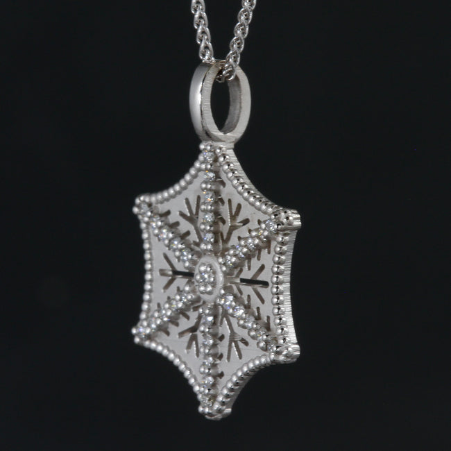Christopher Michael Snowflake Pendant