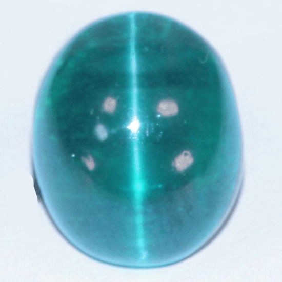 Cats eye apatite gemstone