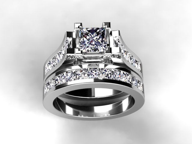 Engagement Ring Set Designed By Christopher Michael
