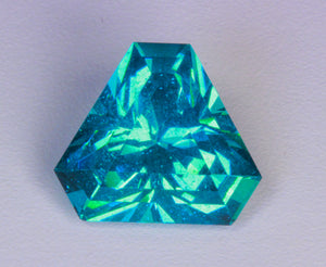 Greenish Blue Barion Triangle Apatite Gemstone 6.01 Carats