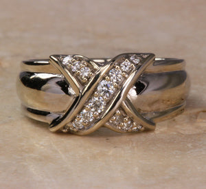 Ladies' White Gold Diamond Ring .19 Carat