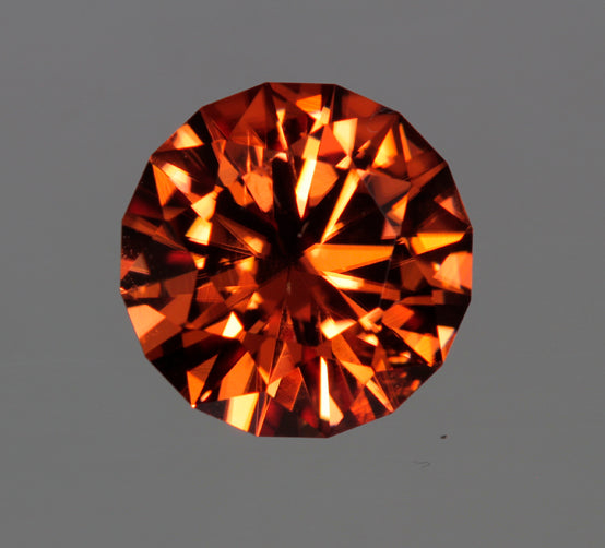 Imperial Zircon Round Brilliant 4.97 Carat