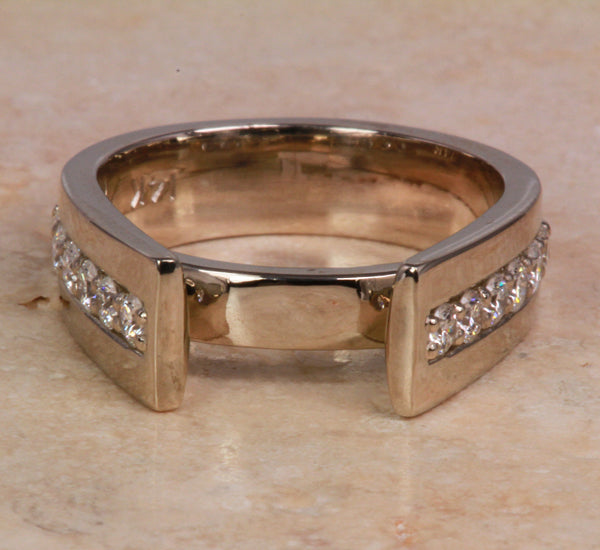 Ladies&#39; White Gold Diamond Ring