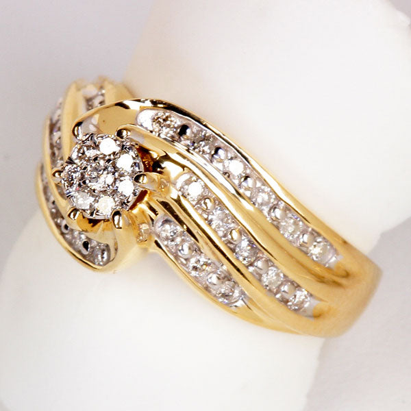 Estate Ring With Diamonds
