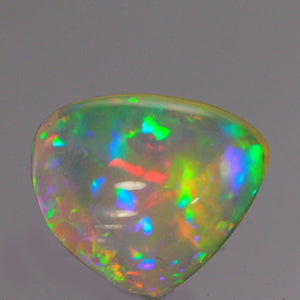 Vivid Colors Freeform Cabochon Welo Opal Gemstone 5.64 Carats