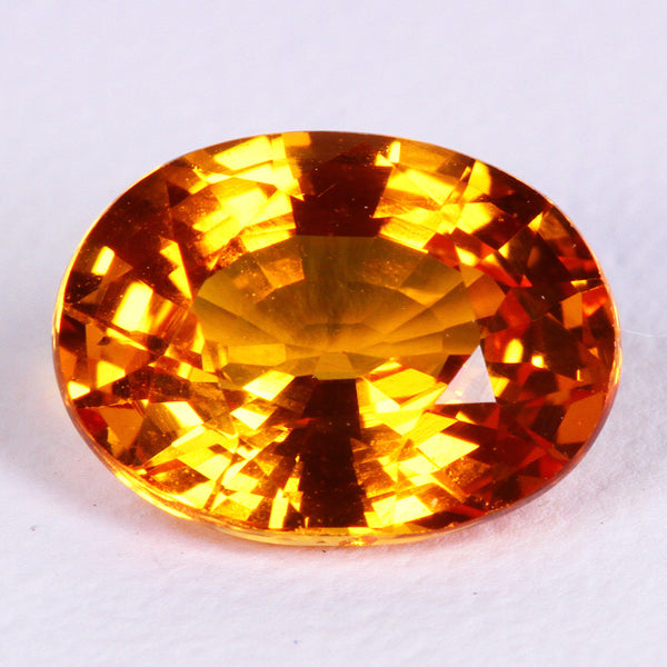 Orange Sapphire 1.76 Ct Oval