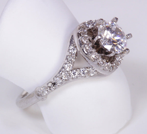 Ladies' White Gold Diamond Ring