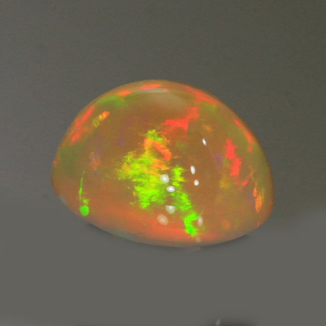 Vivid Colors Oval Cabochon Welo Opal Gemstone 13.0 Carats