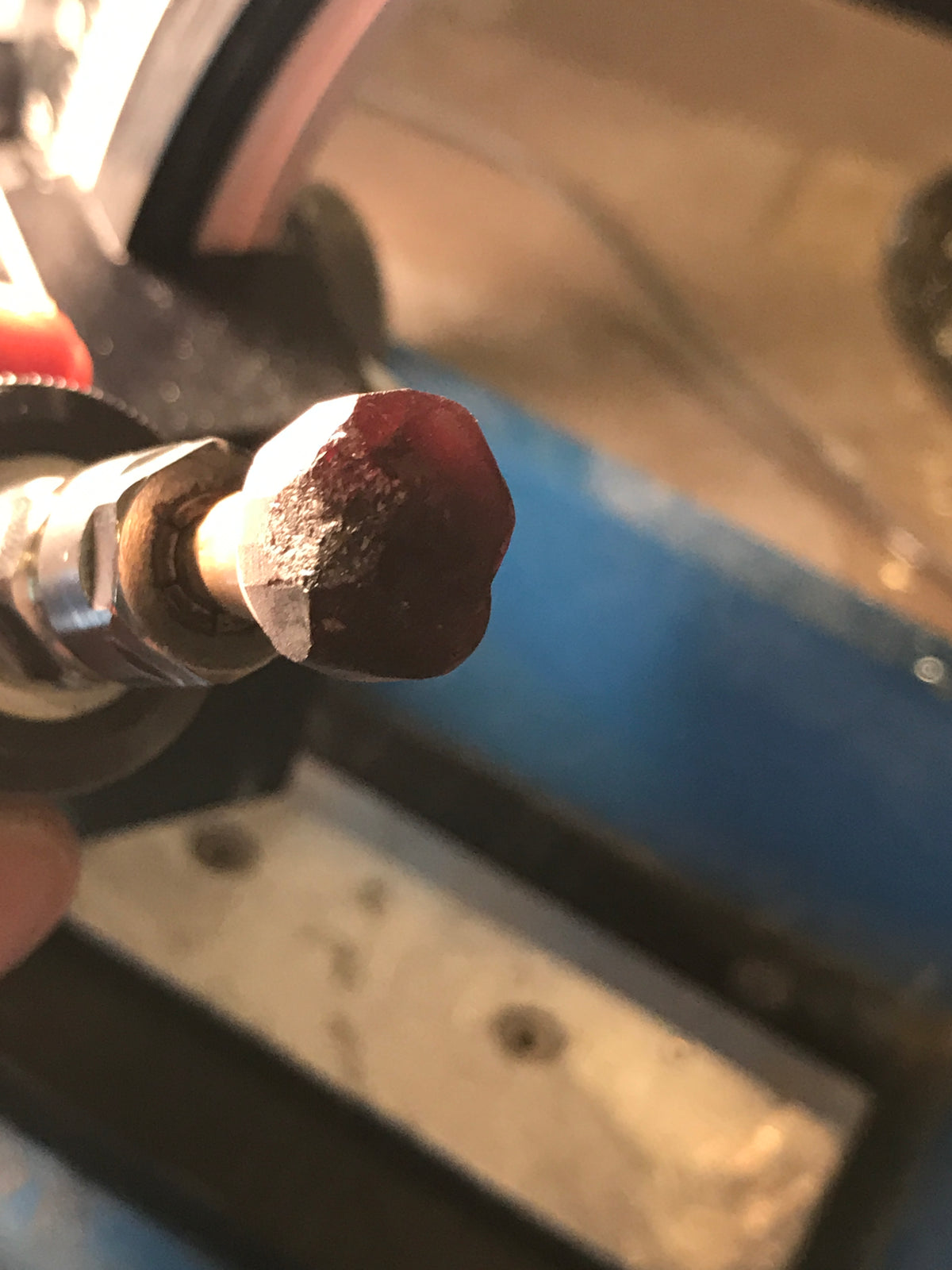 Red Stepped Oval Zircon 14.10 Carats