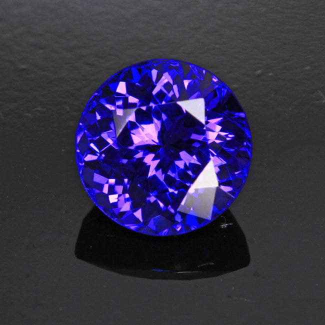 Top Color Tanzanite Round 5.28 Carats