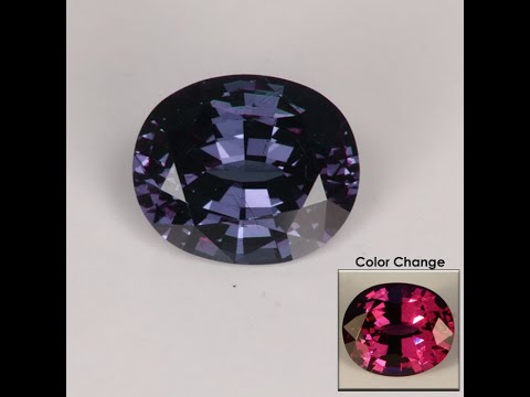 Oval Color Changing Garnet Gemstone 1.84 Carats