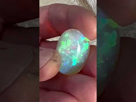 Vivid Color Oval Ethiopian Opal Gemstone 45.58 Carats