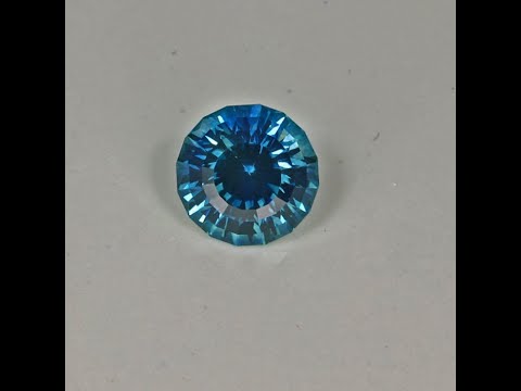 Round Brillanit Montana Sapphire Gemstone .95cts