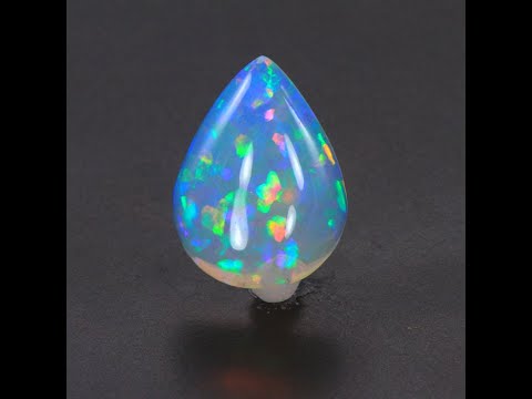 Pear Shape Cabochon Welo Opal Gemstone 6.92 Carats