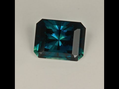 Barion Style Emerald Cut  Sapphire Gemstone 2.88cts