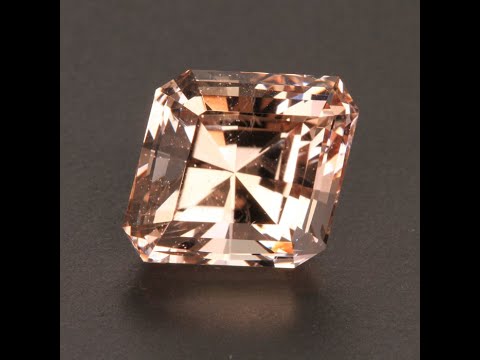 Stepped Paralellogram Morganite Gemstone 10.75 Carats