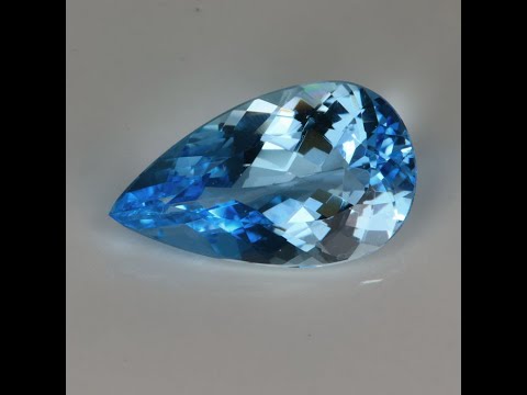 Pear Shape Aquamarine Gemstone 4.59cts