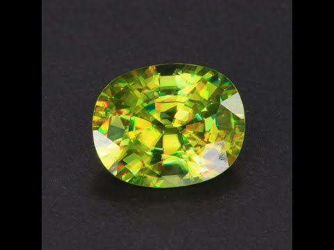 Oval Sphene Gemstone 3.68 Carats