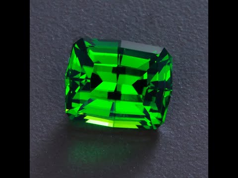 Antique Cushion Chrome Tourmaline Gemstone 6.38 Carats
