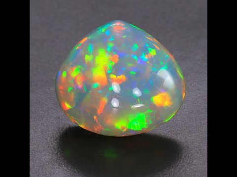 Pear Shape Cabochon Welo Opal Gemstone 19.96 Carats