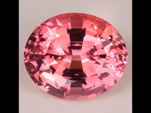 Oval Pink Tourmaline Gemstone 11.06 Carats