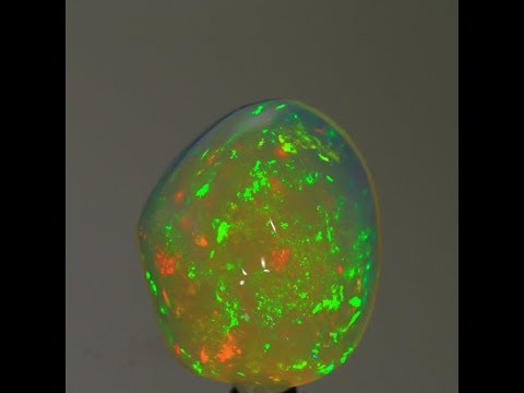 Vivid Colors Cabochon Opal 12.84 Carats